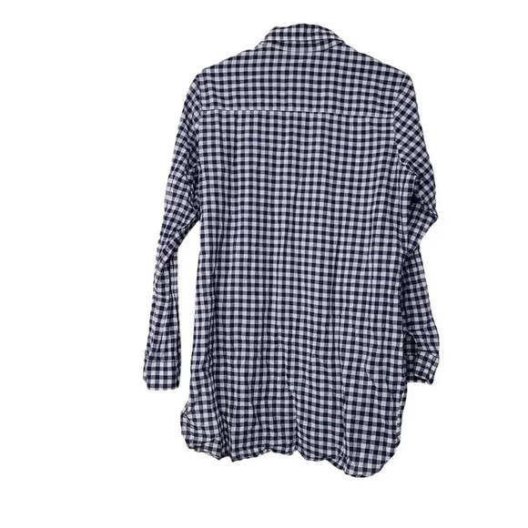 Tommy Bahama Women's Shirt Dress Size M Multicolor 100% Cotton Check Long Sleeve - Picture 3 of 7